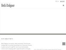 Tablet Screenshot of bethdolgner.com